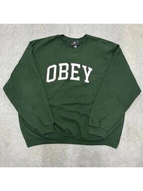 OBEY World Wide Logo Crewneck Sweater